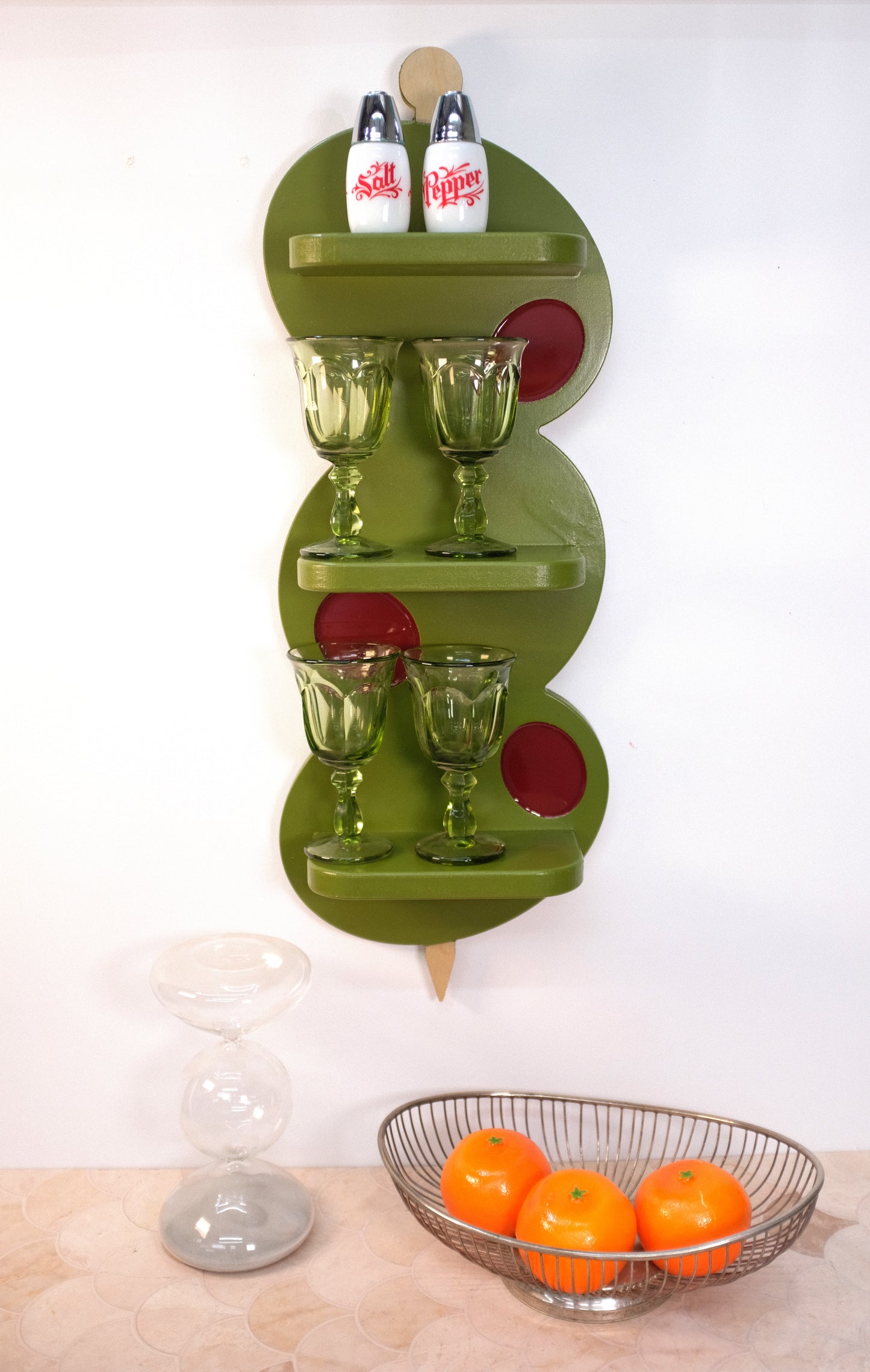 Olive Wall Shelf | Kitchen & Bar Decor (Will return SOMEDAY)