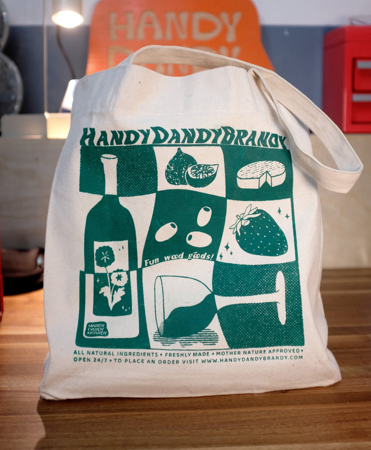 Handy Dandy Tote Bag (TEAL)