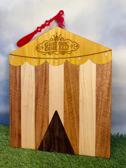 The Big Top | Circus Tent Cutting & Charcuterie Board