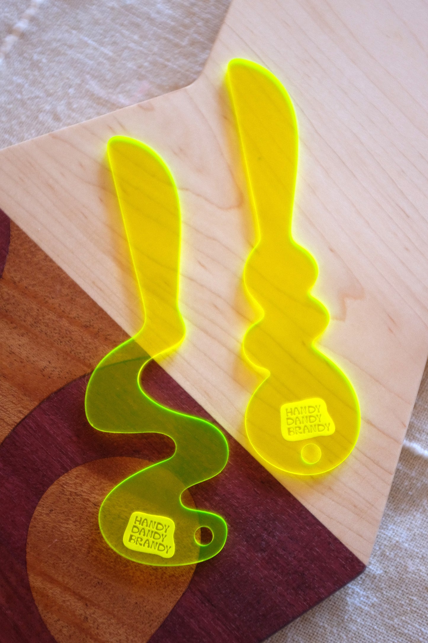 acrylic charcuterie knives