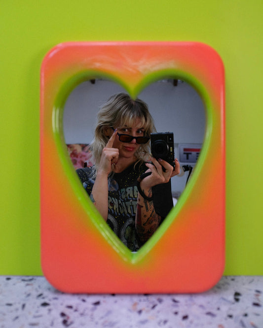 Neon Sunset Mirror *SMALL SCRATCH*