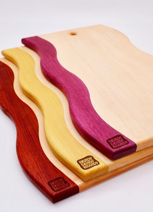 wiggle shaped cutting board