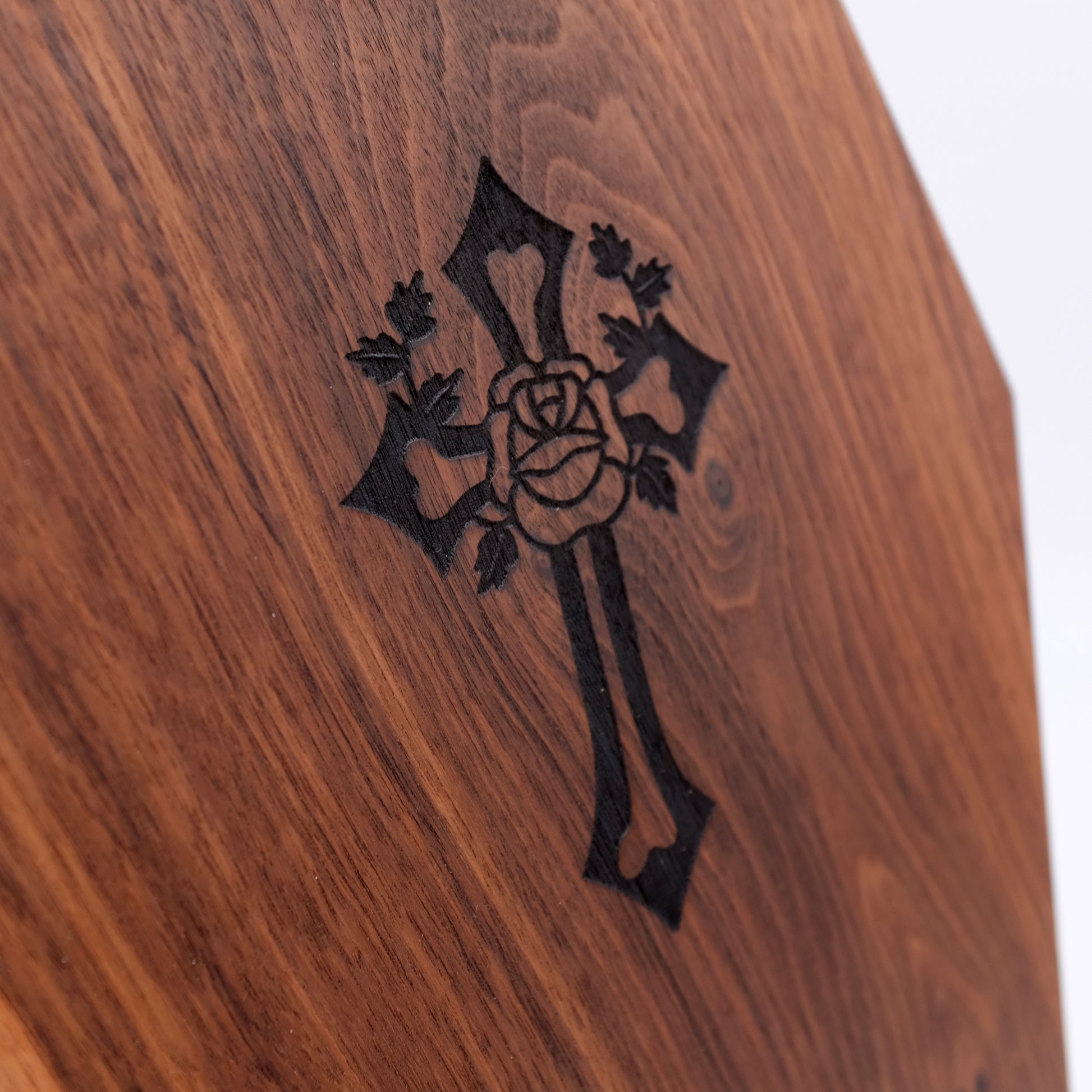 coffin shaped cutting board