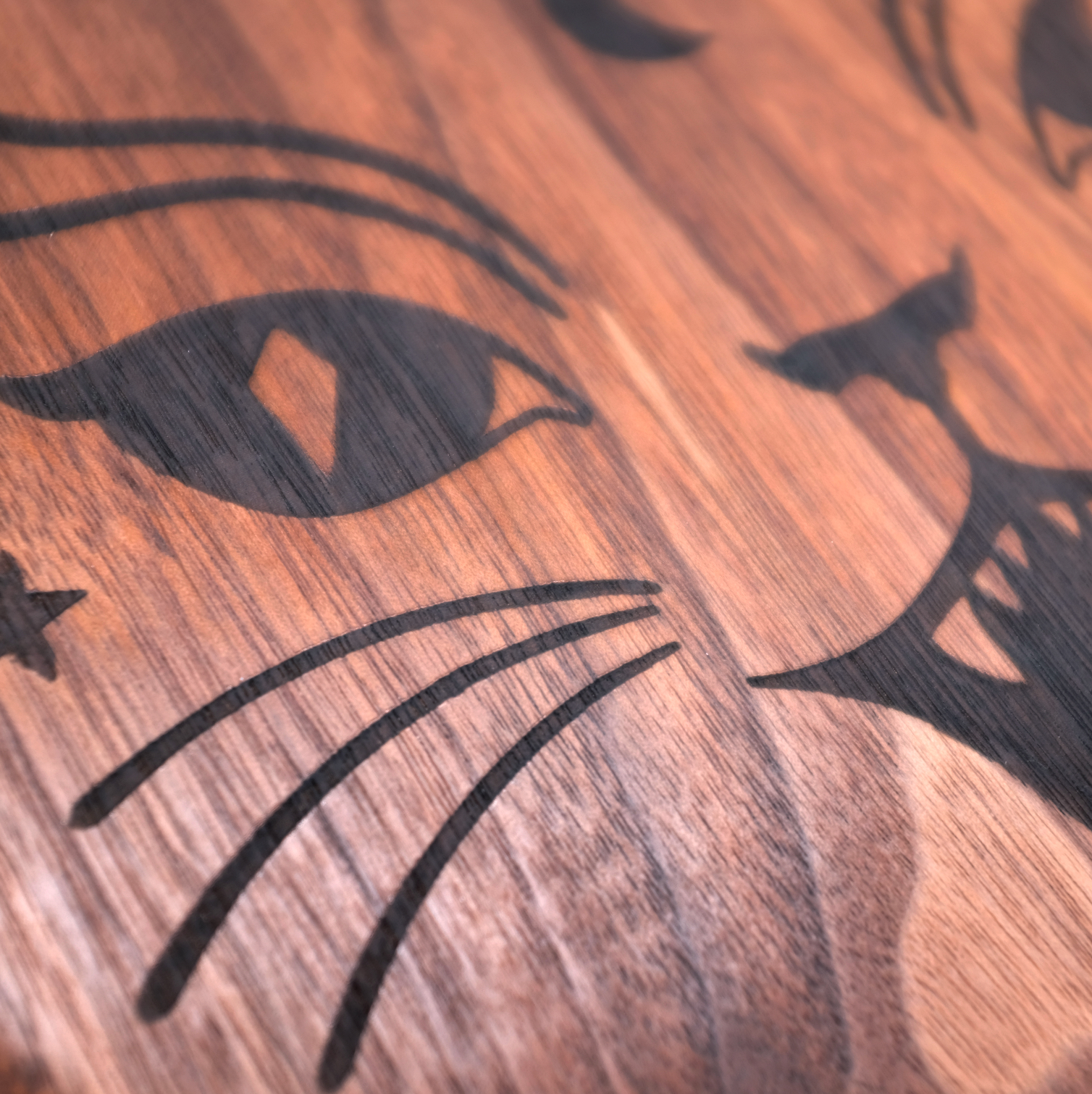 cat shaped cutting board