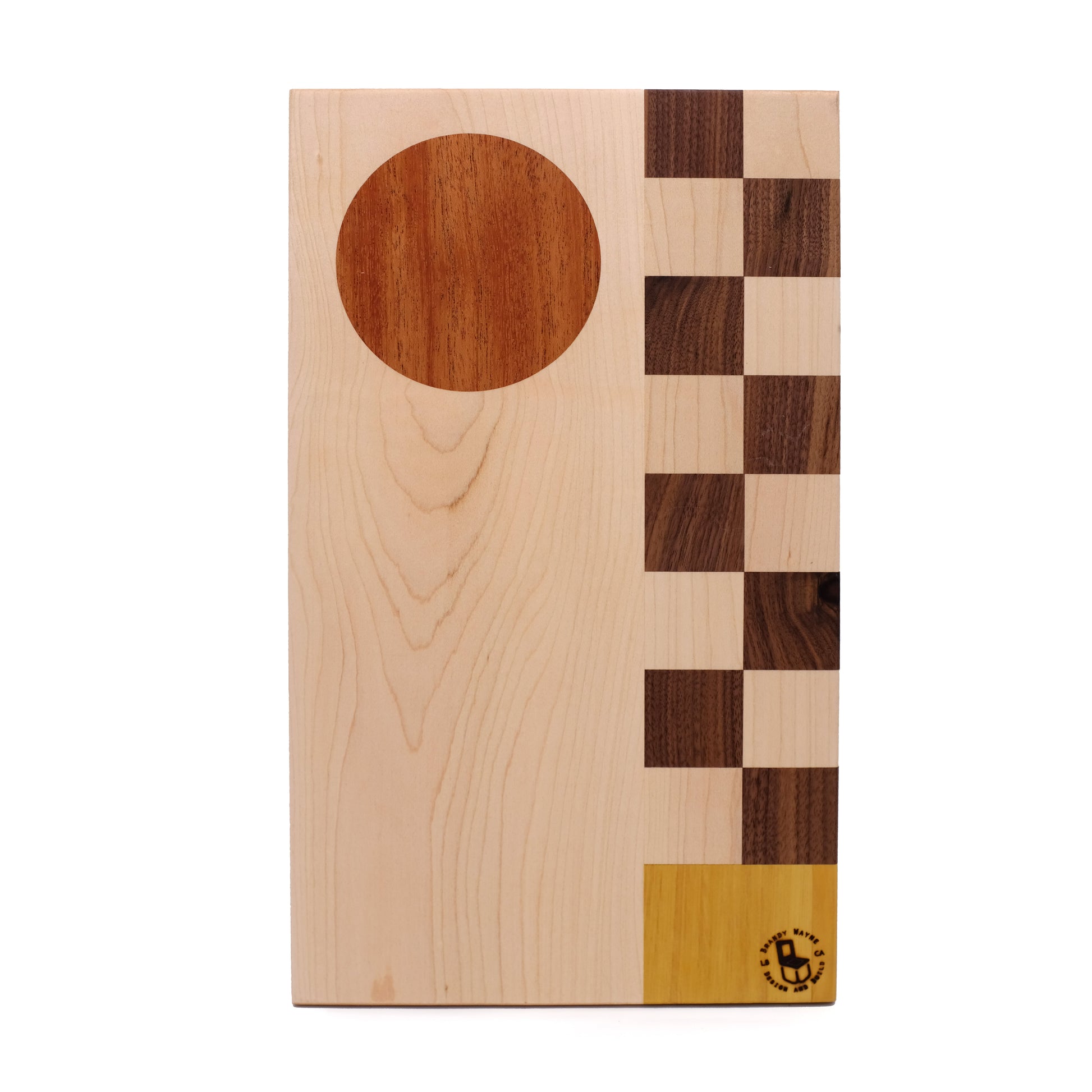 cutting board made of various wood types