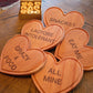 Customizable Candy Heart | Heart Shaped Cutting Board