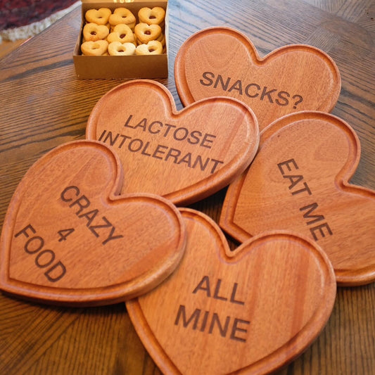 Customizable Candy Heart | Heart Shaped Cutting Board