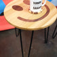 Happy and sad table set