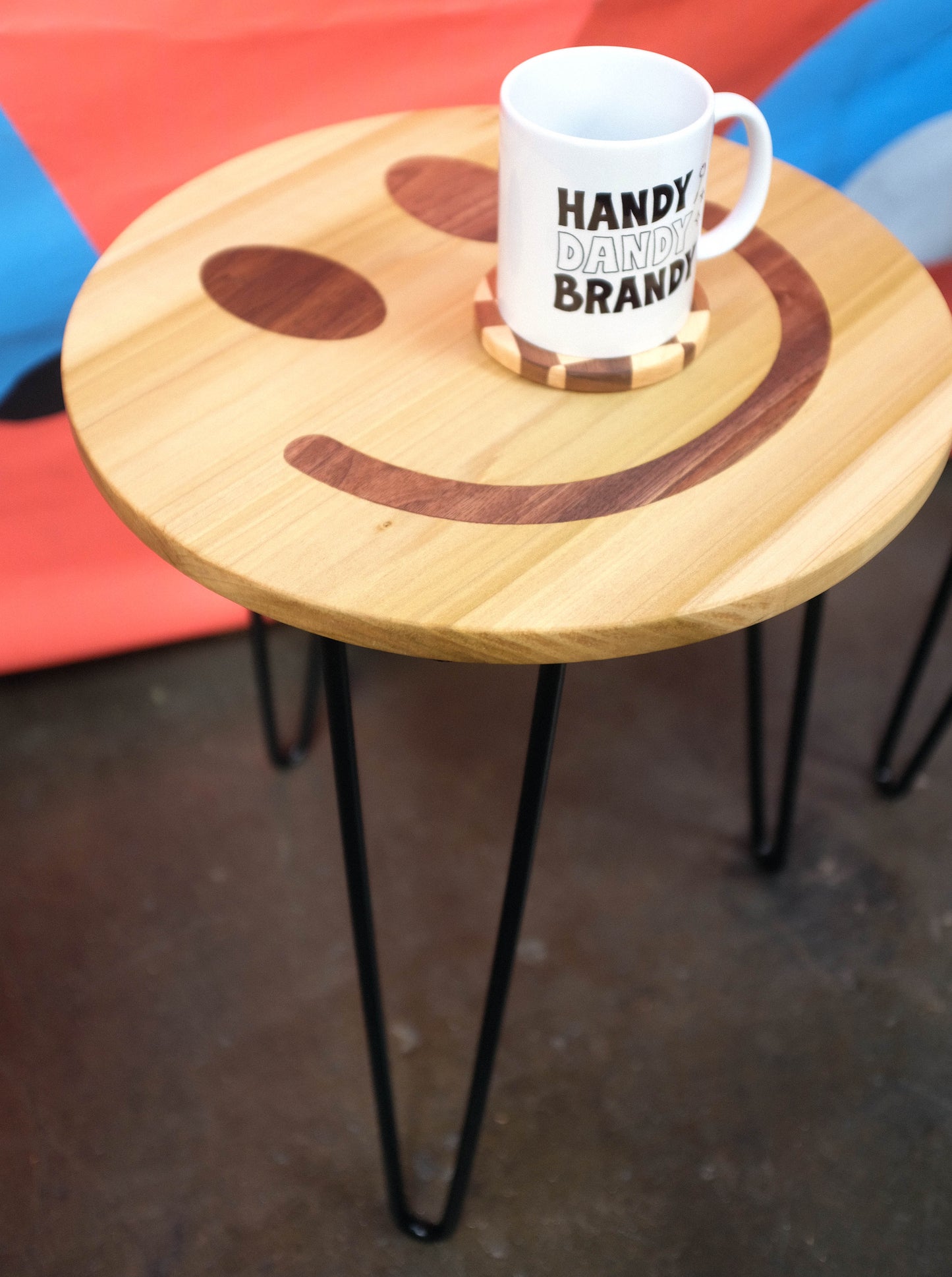 Happy and sad table set