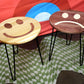 Happy and sad table set