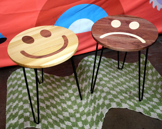 Happy and sad table set