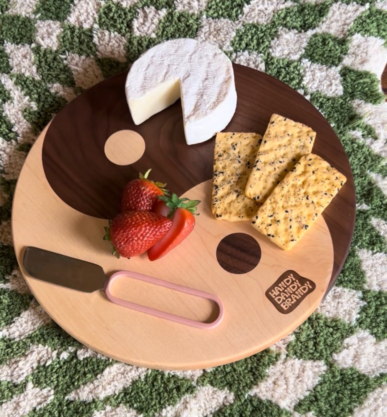 Yin Yang 12" Cutting & Charcuterie Board