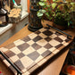 Day Tripper Tray | Wavy Checkered Wood Serving Tray