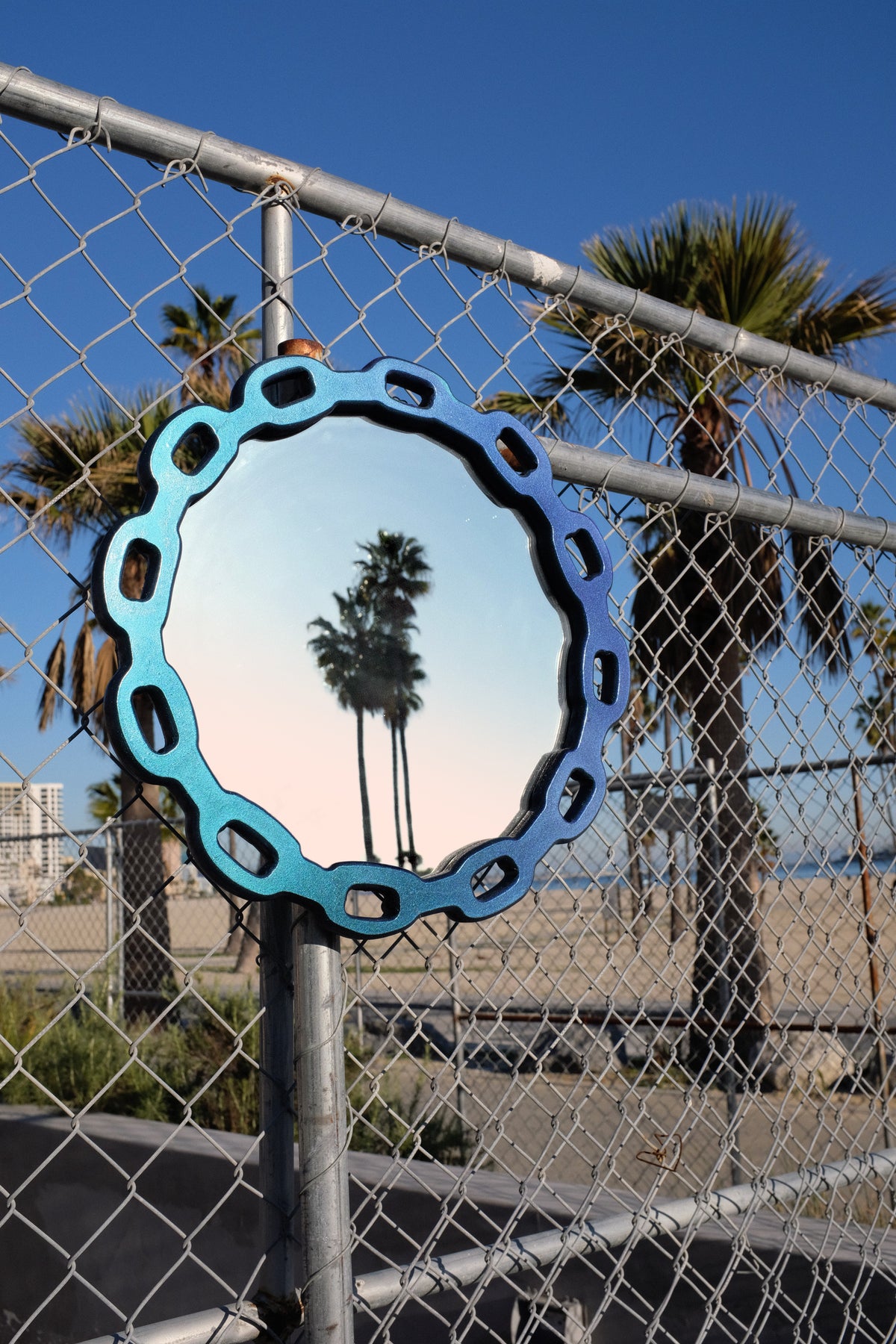 In Chains Mirror | Chain Link Wall Mirror