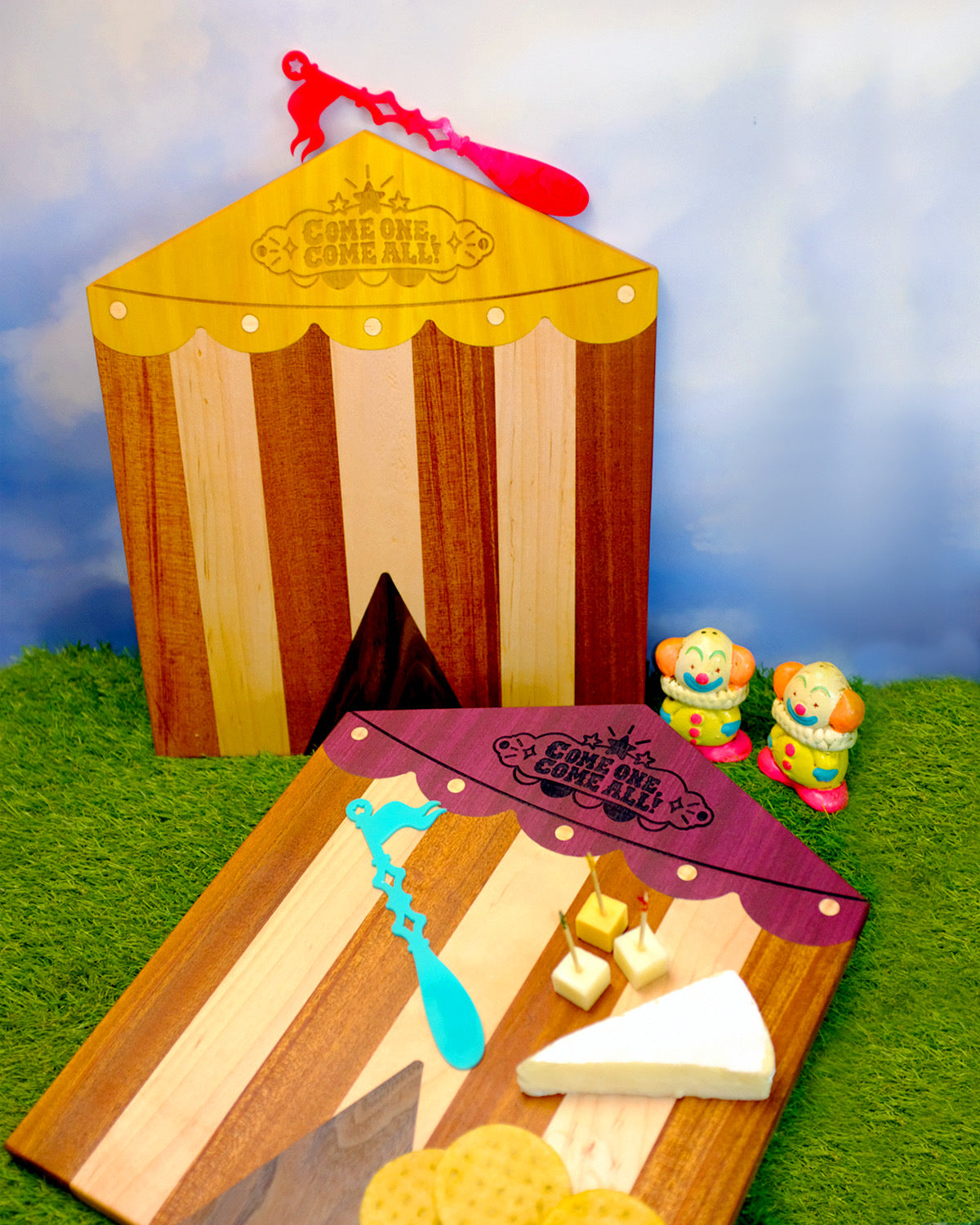 The Big Top | Circus Tent Cutting & Charcuterie Board