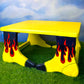 Hand- Painted Foot Stool | Flame Socks