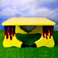 Hand- Painted Foot Stool | Flame Socks