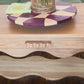 Purpleheart Suz’n™ | 14" Purpleheart Checkered Lazy Susan