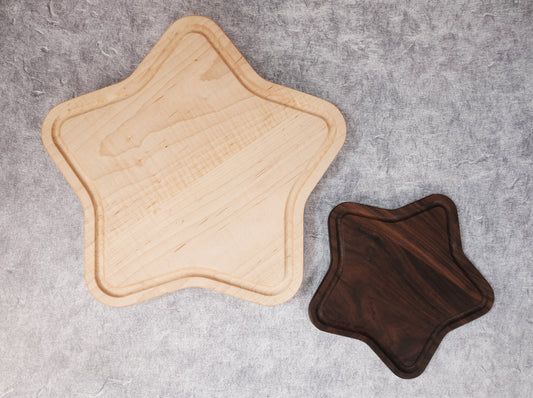 Puffy Star Cutting & Charcuterie Board Bundle