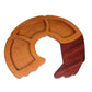 Shrimp-Shaped Serving Dish | Wooden Snack Tray