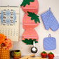 Pink Strawberry Shelf | 3-Tier Wall Shelf (Will return SOMEDAY)