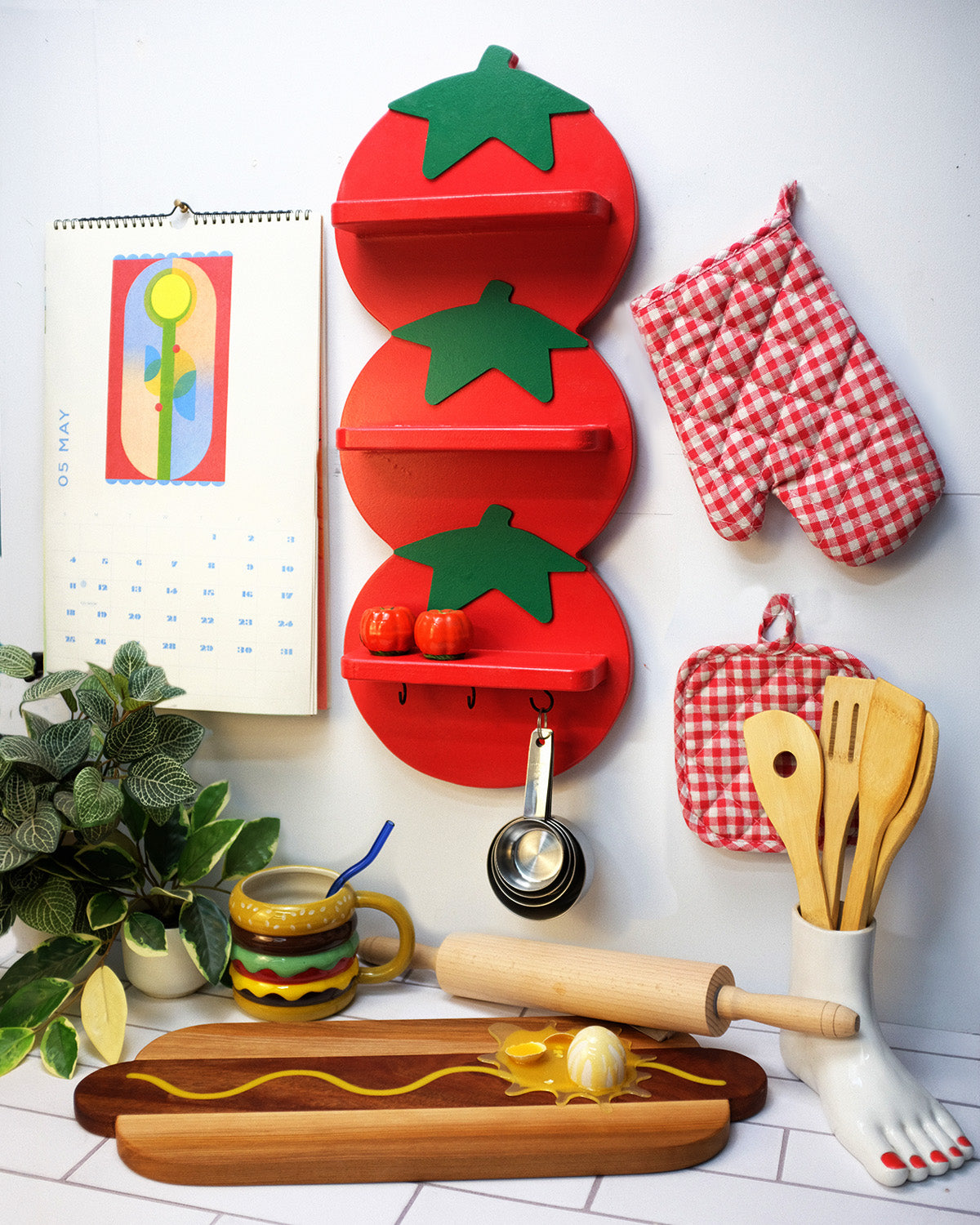 Tomato Wall Shelf | Kitchen & Pantry Decor (Will Return SOMEDAY)