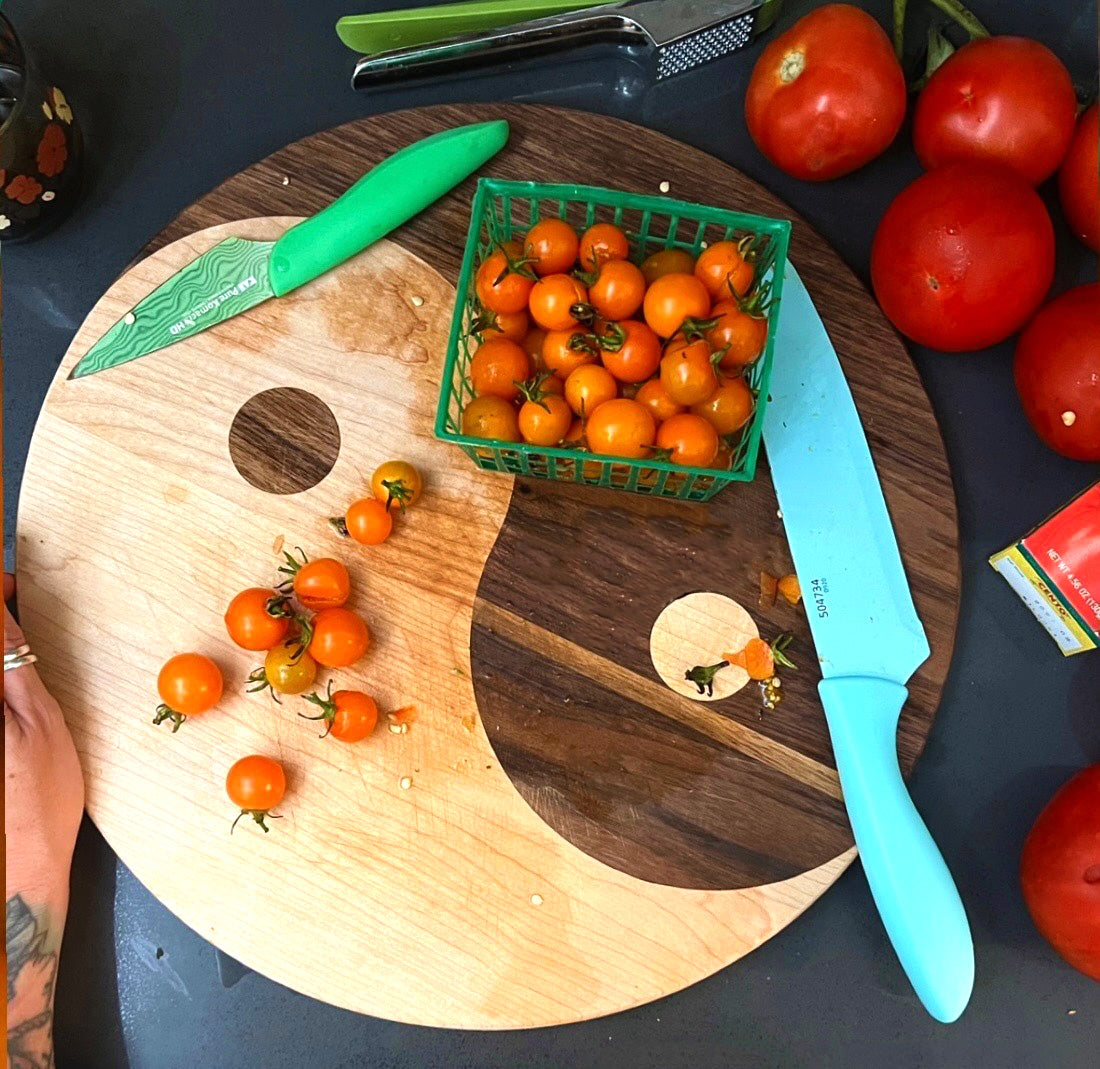 Yin Yang 15.5" Cutting & Charcuterie Board
