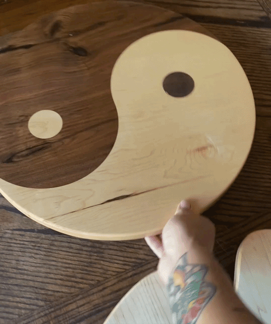 Yin Yang Lazy Susan 15.5" | Suz’n™