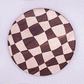 wavy checkered lazy susan