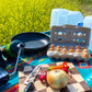 wavy checkered cutting board