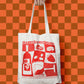 handy dandy brandy tote bag