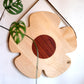 large flower cutting board