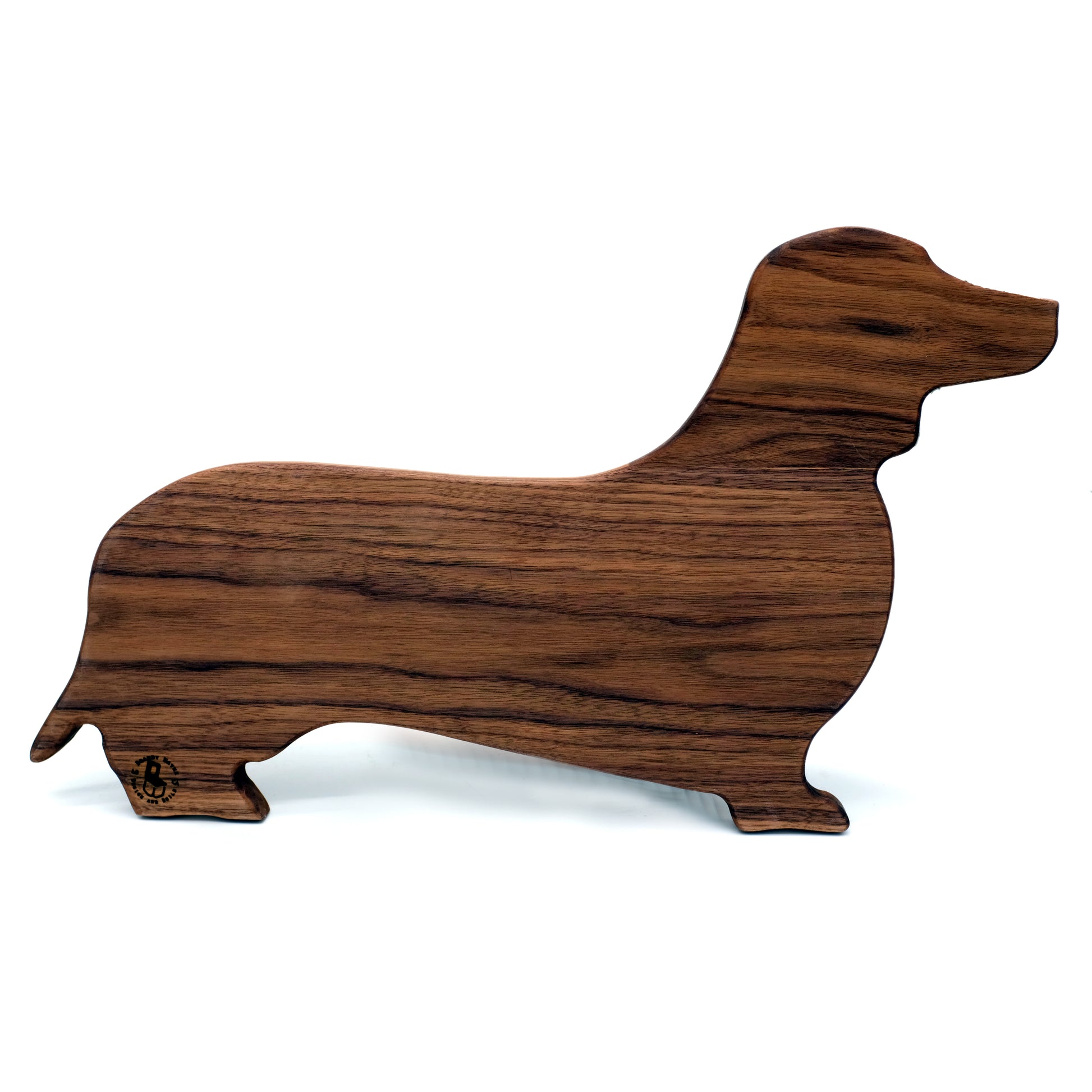 wiener dog shaped cutting board