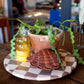 wavy checkered lazy susan