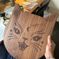 cat shaped cutting board