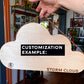 cloud shaped cutting board