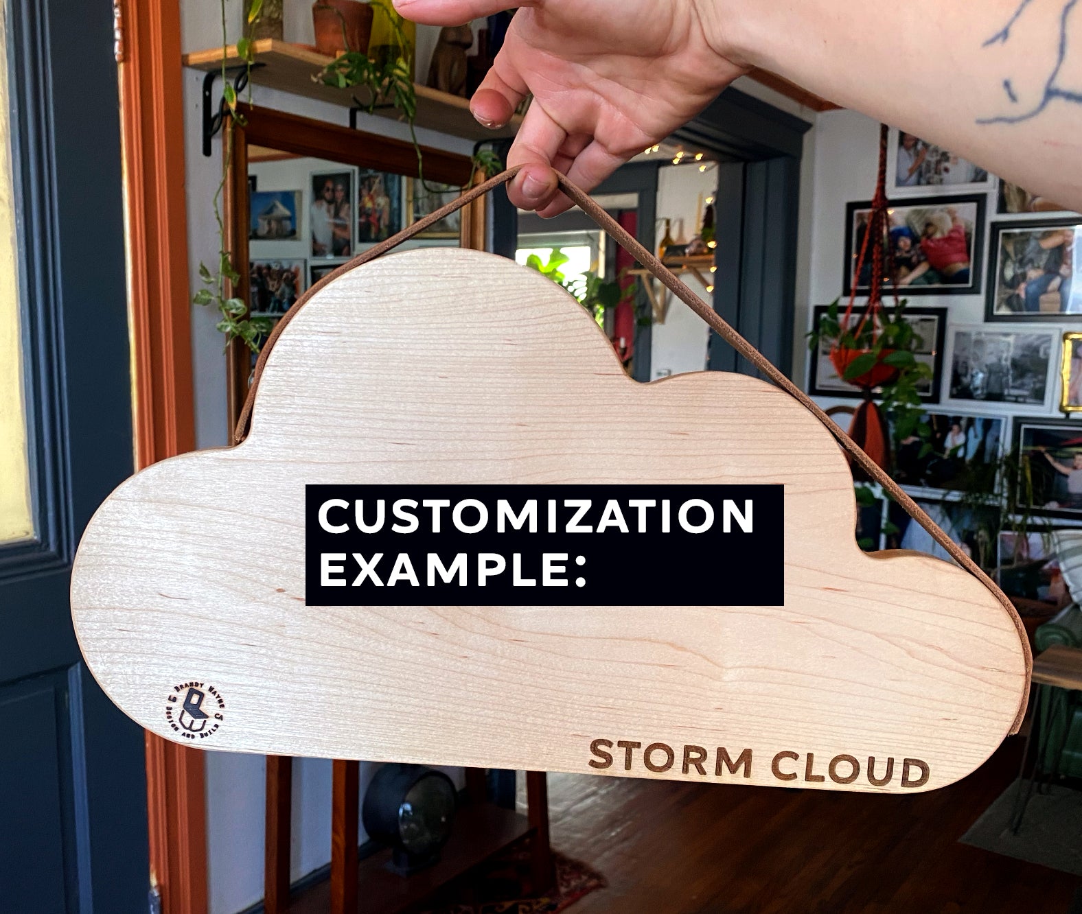 cloud shaped cutting board