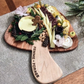 mushroom shaped cutting board made of mahogany and poplar