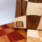 wavy checkered cutting board