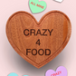 candy heart shaped cutting board