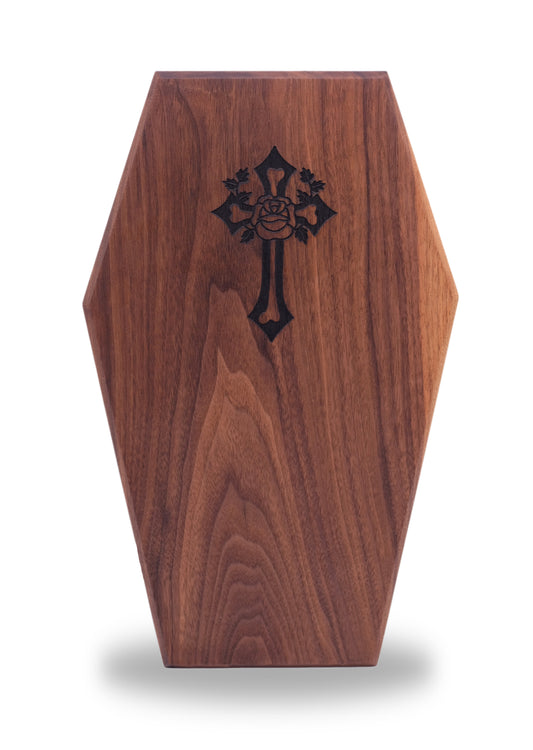 coffin shaped cutting board