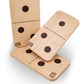 domino shaped cutting board made of maple