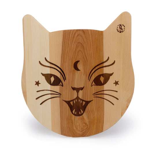 cat shaped cutting board
