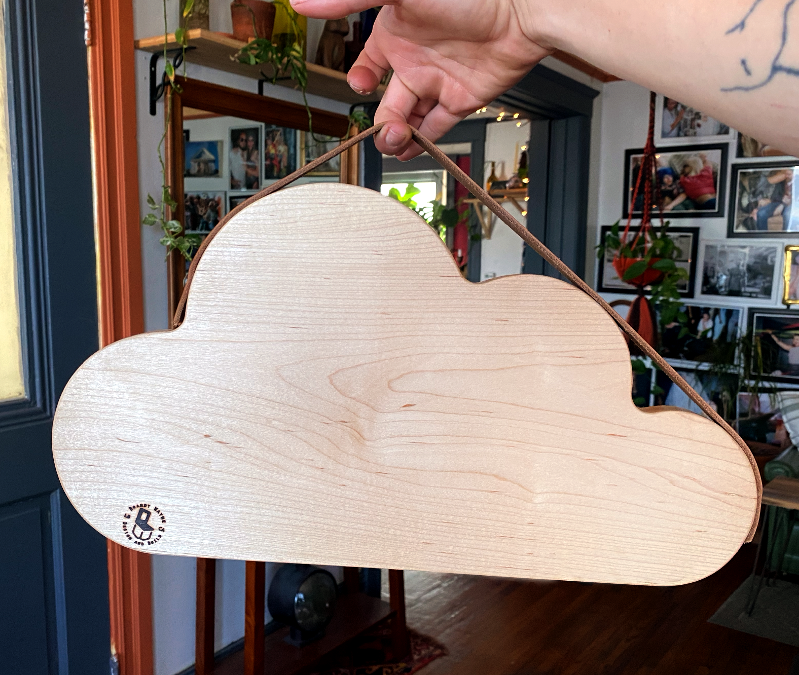 cloud shaped cutting board